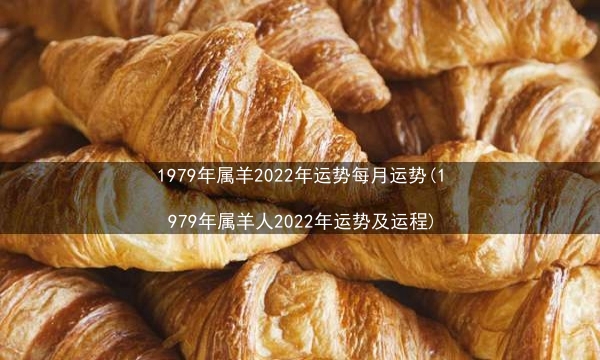 1979年属羊2022年运势每月运势(1979年属羊人2022年运势及运程)