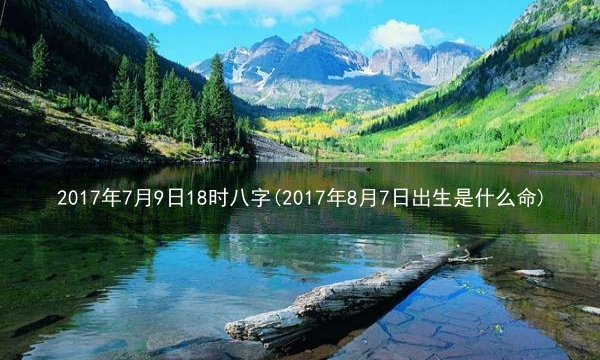 2017年7月9日18时八字(2017年8月7日出生是什么命)