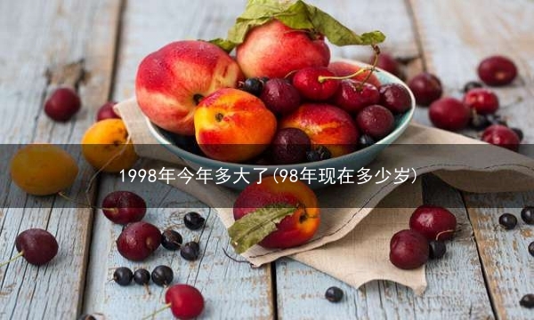 1998年今年多大了(98年现在多少岁)