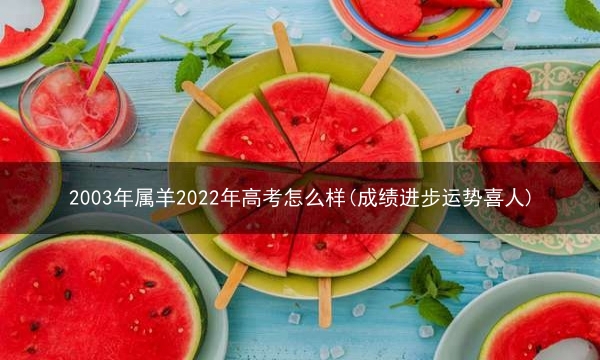 2003年属羊2022年高考怎么样(成绩进步运势喜人)