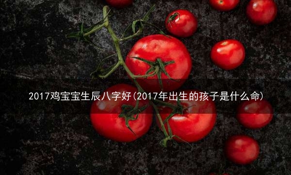 2017鸡宝宝生辰八字好(2017年出生的孩子是什么命)