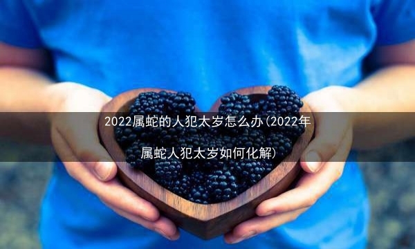 2022属蛇的人犯太岁怎么办(2022年属蛇人犯太岁如何化解)