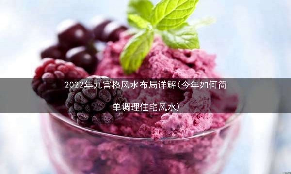 2022年九宫格风水布局详解(今年如何简单调理住宅风水)