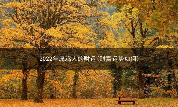 2022年属鸡人的财运(财富运势如何)